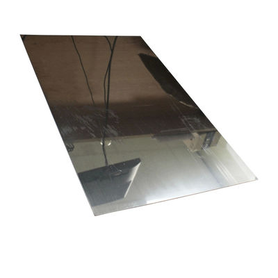 430 Folha de aço inoxidável polida espelhada 8K ASTM A240 0,5-2,0 mm 1219x2438 mm para revestimento de parede decorativo