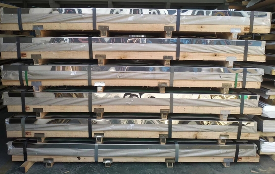 Folha de aço inoxidável Poli 304 laminada a quente com 0,3 mm 6 mm e 28,0 x 106 Psi Modulo de Elasticidade