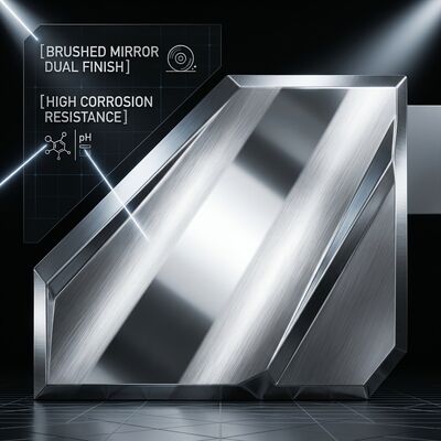 Food-Grade 304 Stainless Steel Sheet with Hygienic Sanitary Finish and FDA Compliant for Commercial Kitchenware