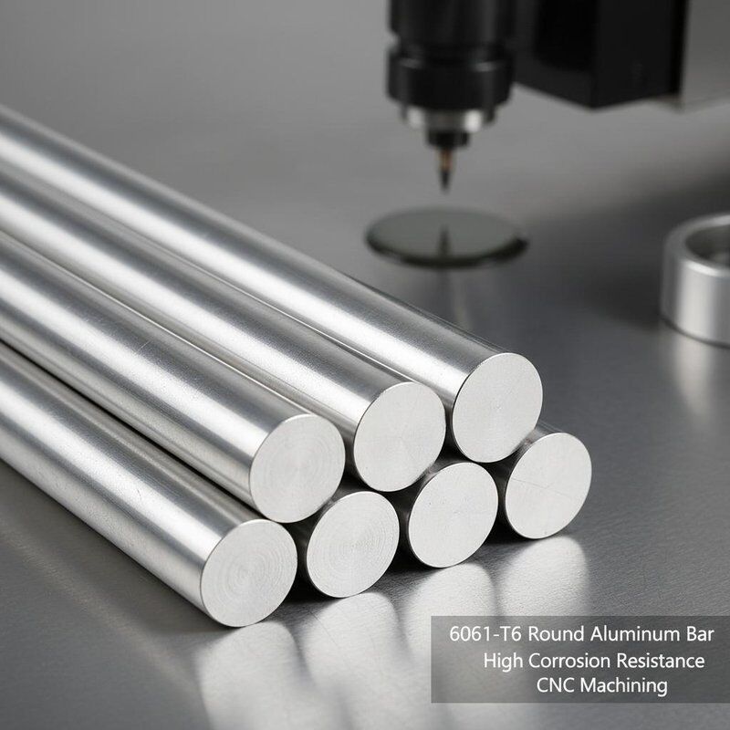 6061 T6 Máquina CNC Barra redonda de alumínio de grande diâmetro com alta resistência à corrosão