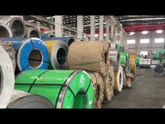 Chapa de aço inox 316L JIS 8K laminada a frio 0,1 mm - 300 mm