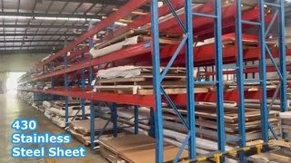Chapa de aço inoxidável 430 durável e versátil